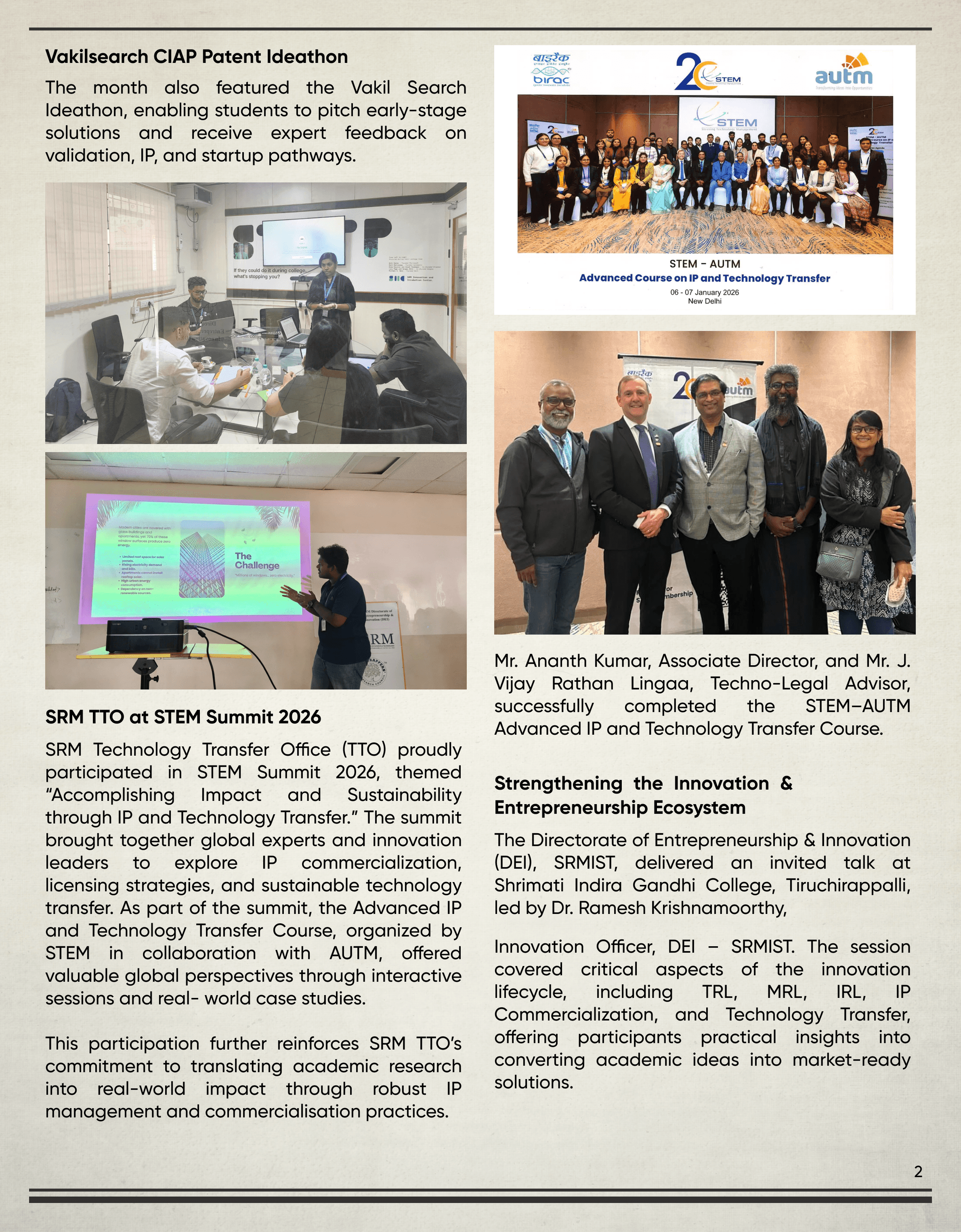 Newsletter page 2