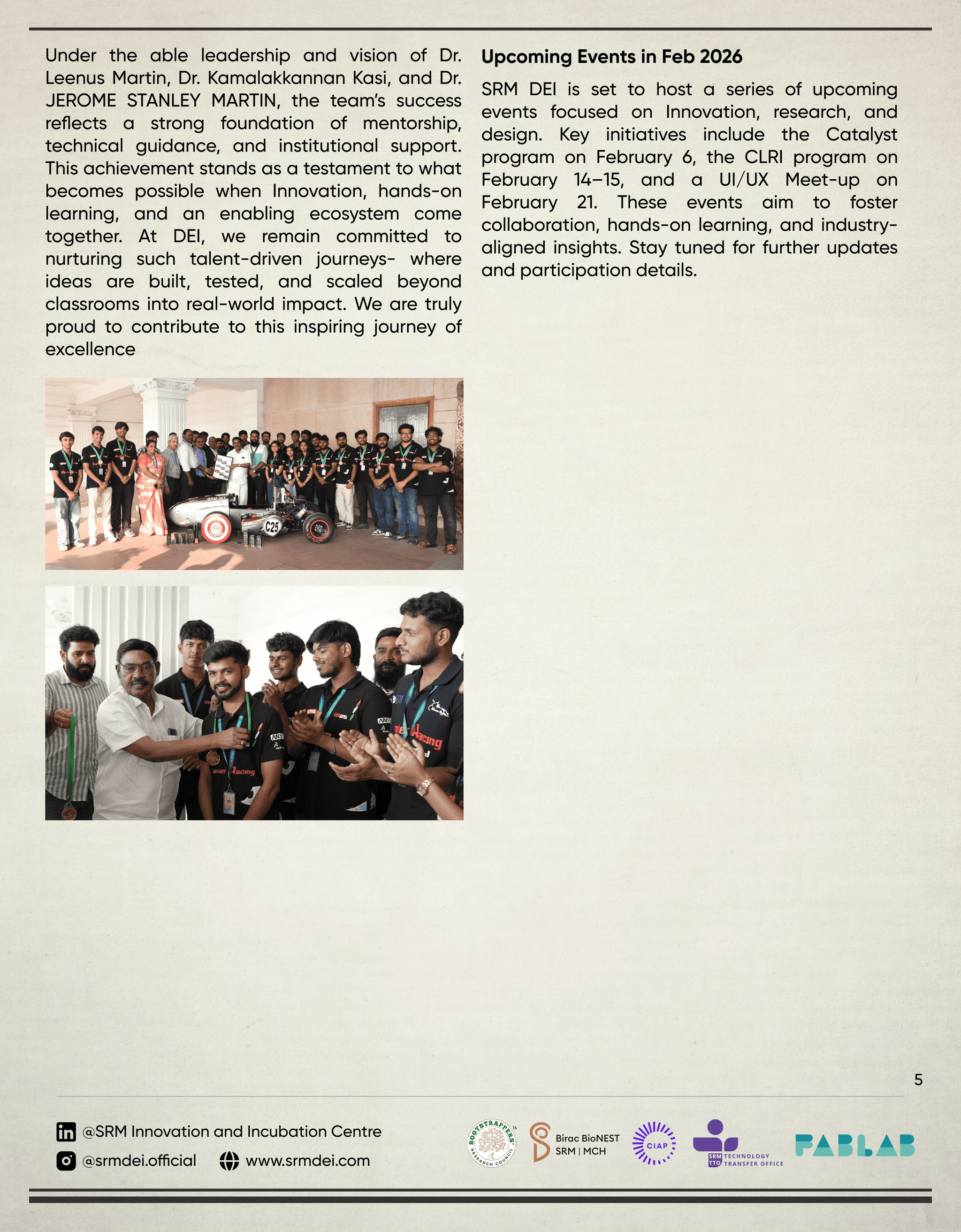 Newsletter page 5