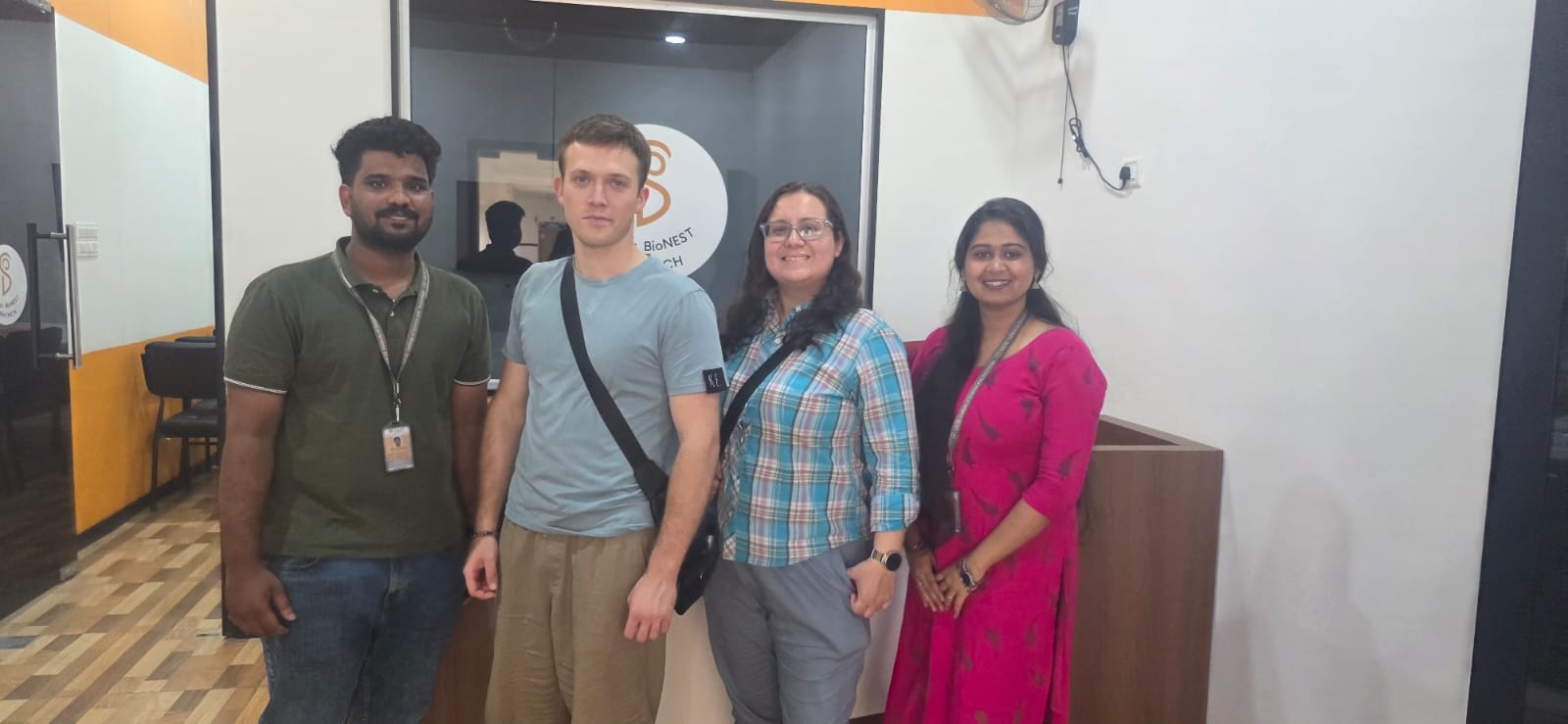 Russian scholars visiting the SRM BioNEST facility