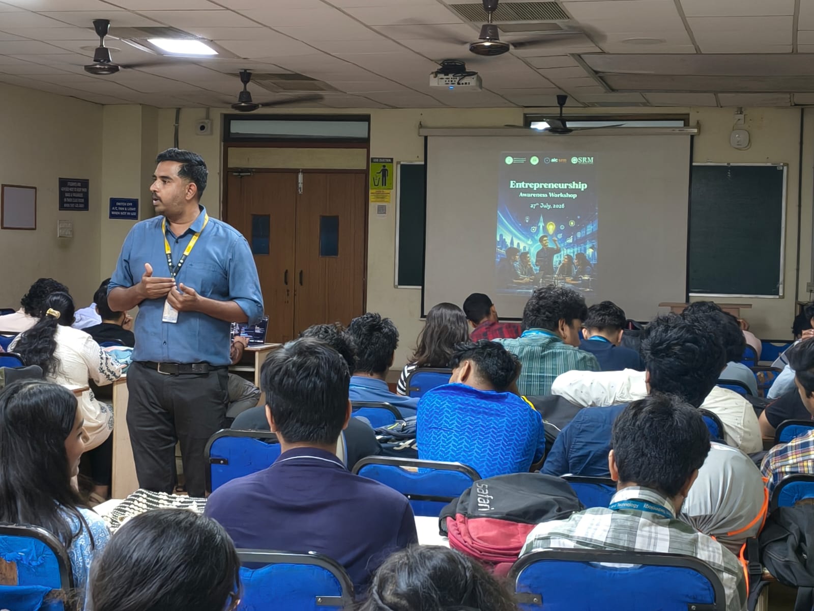 Entrepreneurship Awareness Workshop, 27 July 2026, organized with the Department of ECE