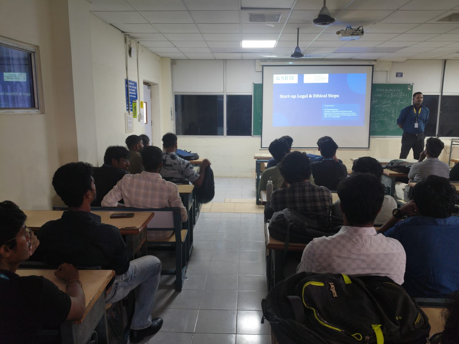 Session on Start-up Legal and Ethical Steps with the Department of EIE