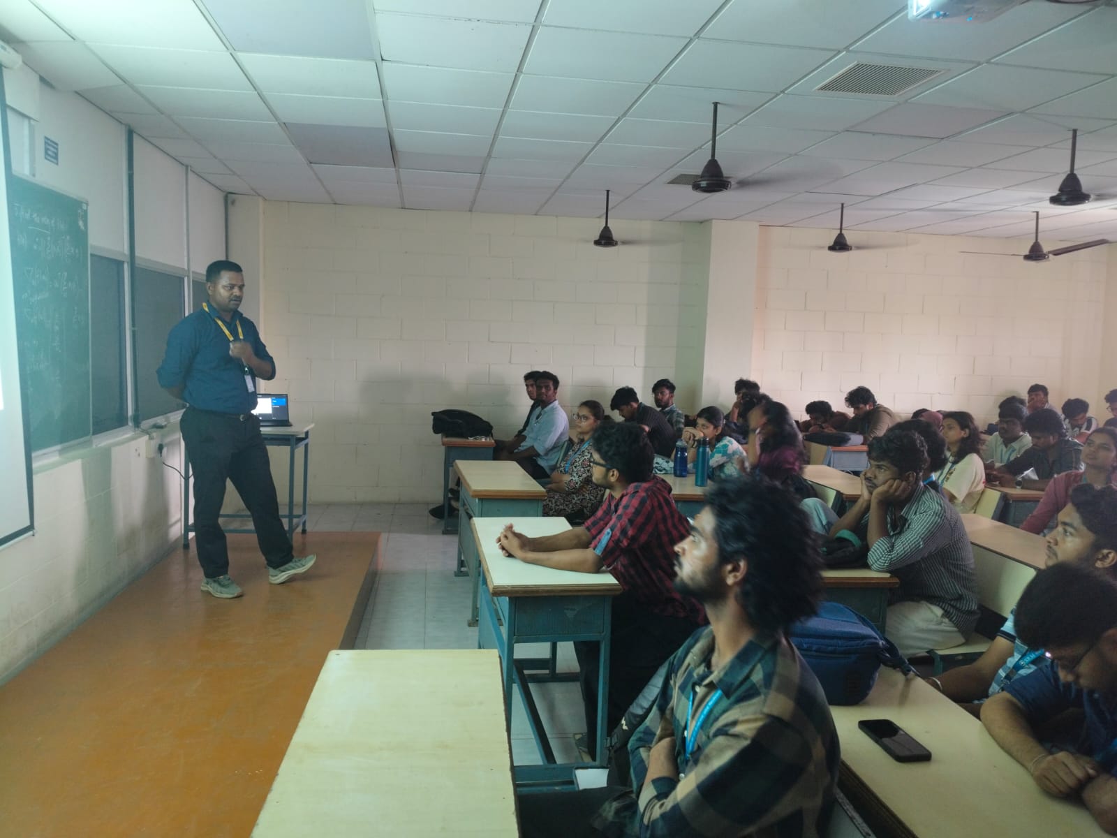 Speaker addressing students during the Start-up Legal and Ethical Steps session